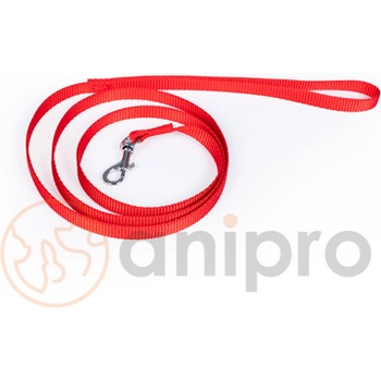 Miazoo Миазоо - Повод за кучета , изкуствена лента 1.0/120 см. червен