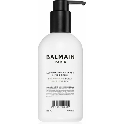 Balmain Hair Couture lluminating Shampoo Silver Pearl šampon pro blond vlasy 300 ml