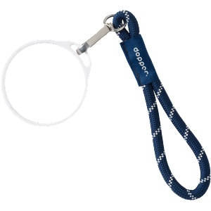 Dopper Wrist Cord White Mug Ring - Midnight Silver