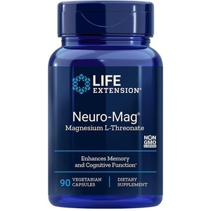 Life Extension Neuro-Mag Magnesium L-Threonate, 90 капсули, Life Extension (01603 LE)