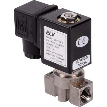 ELV ELV25 1/4" 230V (0-13 bar) Магнет вентил нормално затворен неръждаема стомана (ELV25003)