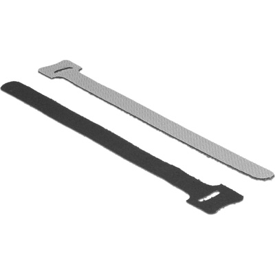 Delock Крепежни елементи Delock Loop, 200 mm x 12 mm (H x W), 10 броя, черни