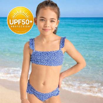 Image 1 of Swim Essentials : Бански от две части с размери от 1 до 8 години "Blue leopard (SWE-2023SE672)