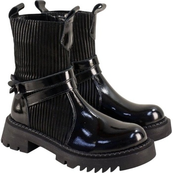 МОДЕРНИ ДАМСКИ БОТИ ЕСТЕСТВЕН ЛАК И СТРЕЧ С АТРАКТИВНА ВИЗИЯ