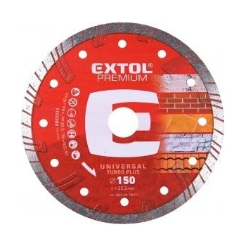 Extol Premium 8803034 kotouč diamantový řezný turbo plus, 180x22,2mm