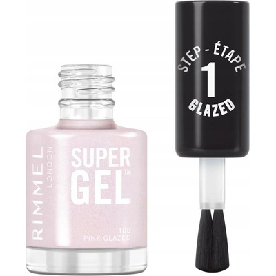 RIMMEL SUPER GEL LAK NA NEHTY 105 PINK GLAZED 12 ml