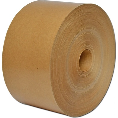LockedPaper Vodou vlhčená lepicí páska 80 mm x 200 m, bez dutinky