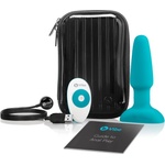 b-Vibe - анален вибратор с въртящи се топчета - акумулаторен - тюркоаз