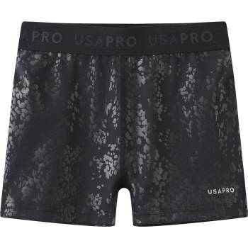 USA Pro Детски къси панталони USA Pro 3 Inch Training Shorts Junior Girls - Animal