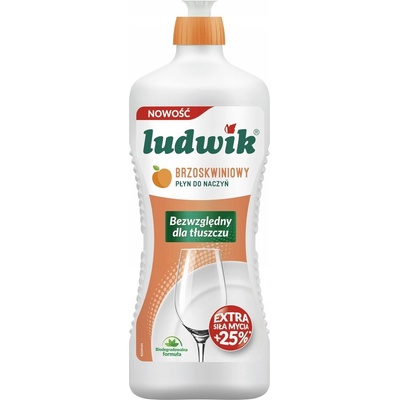 Ludwik Tekutý prostriedok na umývanie riadu broskyň 900 ml