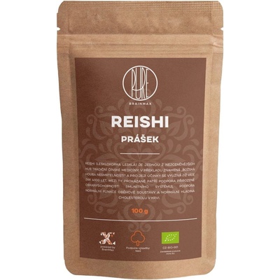 BrainMax Pure Reishi prášok BIO 100 g