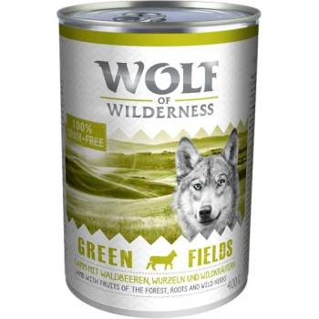 Wolf of Wilderness Green Fields - Lamb 6x400 g