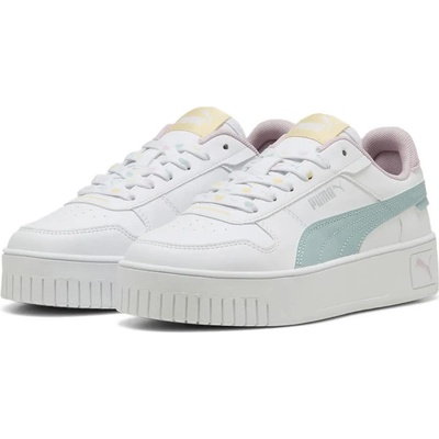 Маратонки Puma Carina Street Lacey trainers - White (White / Modern Mint / Rose Mauve)