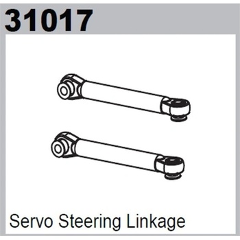 Steering servo linkage
