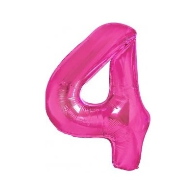 PartyPal Fóliové balónky tm. růžové č. 0- 9 40 cm Číslo: 4