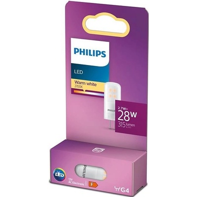 Philips LED žiarovka G4/2,7W/12V 2700K P5089