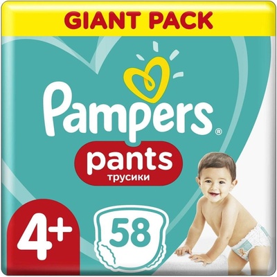 Pampers Pants 4+ 58 ks