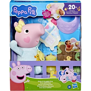 Hasbro Интерактивна кукла Hasbro Peppa Pig - Evie, със аксесоари (G1637)