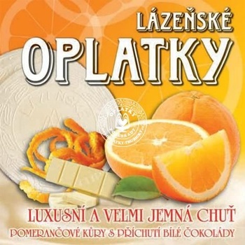 Clip Lázeňské oplatky pomerančová kůra a bílá čoko 175 g