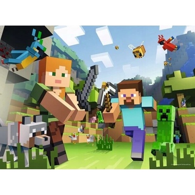 Ravensburger Minecraft 6+ 100 dílků