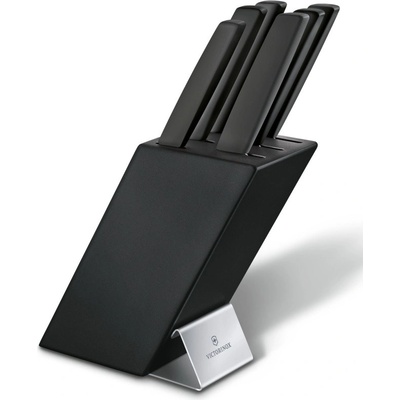 Victorinox Swiss Modern Blok s černými noži 6 ks
