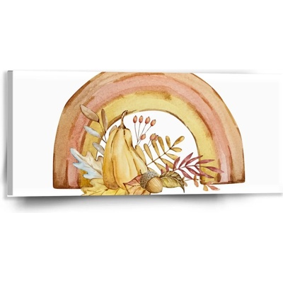 Sablio Obraz Jesenná dúha - 110x50 cm