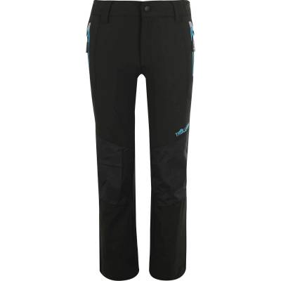 Trollkids Детски софтшел панталон Trollkids Kid's Lysefjord Pants Softshell trousers - Black / Med Blue - размер 128 (EU) (701-1314-0116)