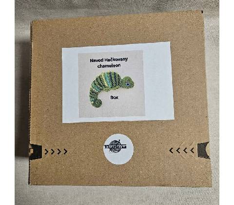 Box Hačkovaný Chameleon 27 cm
