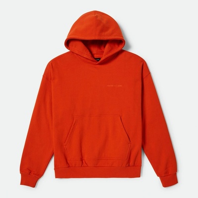 Brixton Embroidered Heavy Weight Hood Trail Orange