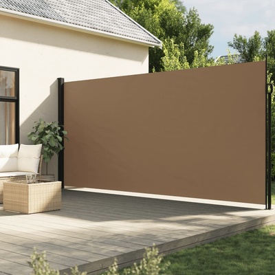 vidaXL Zatahovací boční markýza taupe 220 x 300 cm