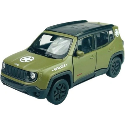 Welly Jeep Renegade Trailhawk Army 1:34-39