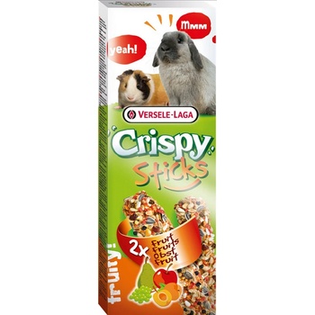 Versele-Laga Maškrta Crispy Sticks s ovocím králik morče 2ks 110 g