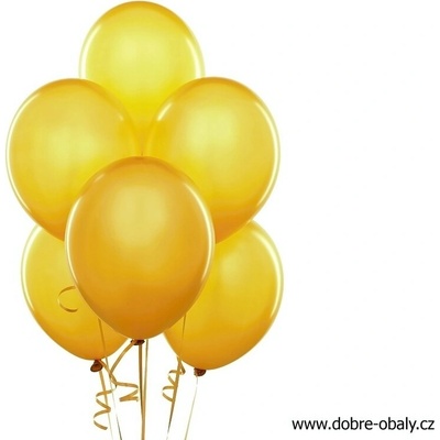 balónky PEARL ŽLUTÉ