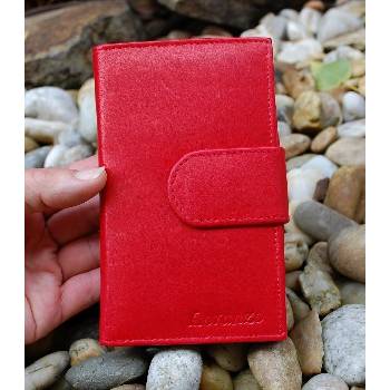 Dámska kožená peňaženka Loranzo červená