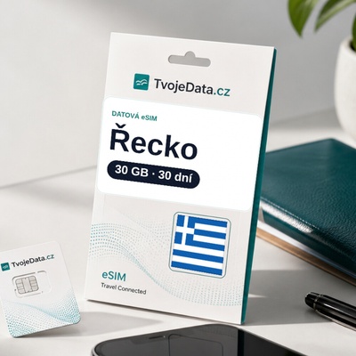 eSIM Řecko 30 GB / 29 dní