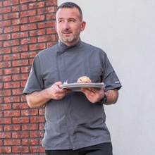 EGOchef Ottavio Cool Vent krátky rukáv sivý S