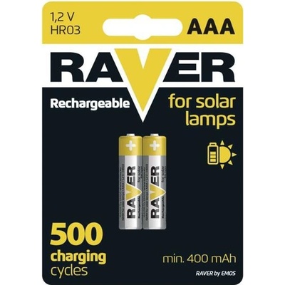 Raver Solar AAA 400mAh 2ks B7414