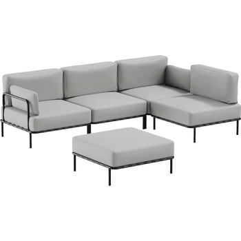 Mood Selection Salve 3 pohovka + 1 sedák + Puf Modul šedá