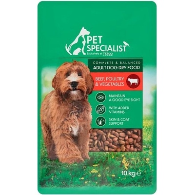 Pet Specialist Adult s hovězím drůbežím a zeleninou 10 kg