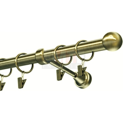 Karpol Garniža 19 mm Guľa antik jednoduchá 150 - 600 cm