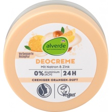 alverde Naturkosmetik deodorant krém bio pomeranč & bio bambucké máslo 50 ml