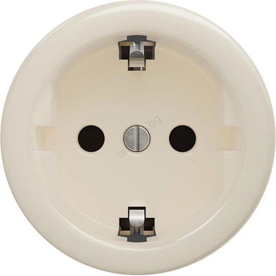 Reblig - ретро стенна розетка без рамка SCHUKO 230V/16A бежова (RG0144)