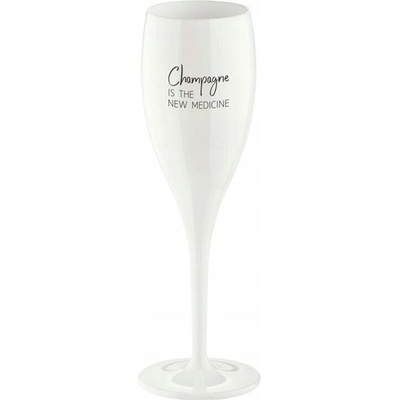 Koziol Skleničky na šampaňské Cheers bílá 100 ml