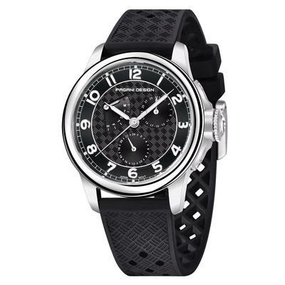 Pagani design Мъжки часовник Pagani Design Twee, Черен / Черен (PD-1780-BLACK-BLACK)