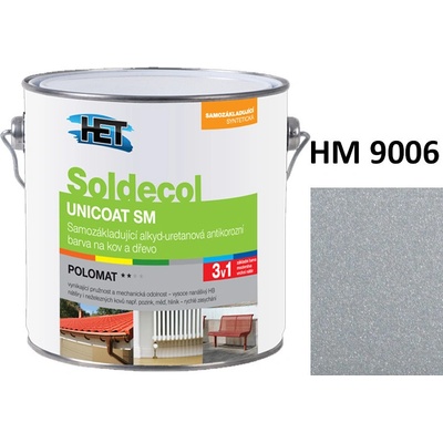 Het Soldecol UNICOAT SM METALLIC 2,5L HM 9006 cca RAL 9006