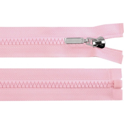 Stoklasa Kostěný zip No 5 délka 30 cm s ozdobným jezdcem Balení: 1 ks, Varianta: 133 růžová světlá 133 růžová světlá
