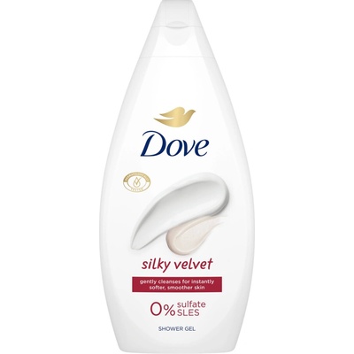 Dove Silky Velvet Nourishing Care sprchový gel maxi 720 ml
