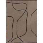 Mette Ditmer Кафяв памучен килим подходящ за пране 100x140 cm Shadow - Mette Ditmer Denmark (SHARUL01)