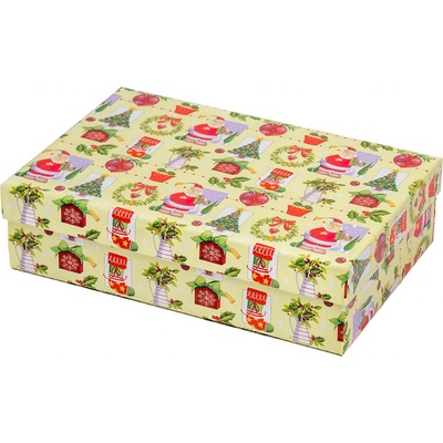 ARGUS Darčeková krabica vianočný papier - Mikuláš 25391188