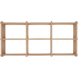 OYOY Living Design На няколко нива стенен рафт от масивен дъб в естествен цвят 37 cm Grid - OYOY Living Design (L300719)